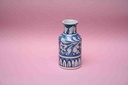 Blue pottery Small flower vase       - Duplicate IMG # 1