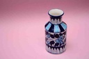 Blue pottery Small flower vase       - Duplicate IMG # 1