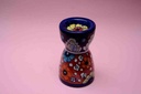 Blue pottery Candle stand      - Duplicate IMG # 1