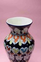 Blue pottery Flower vase - Duplicate IMG # 1