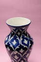 Blue pottery Flower vase - Duplicate IMG # 1