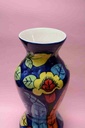 Blue pottery Flower vase - Duplicate IMG # 1