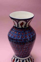 Blue pottery Flower vase - Duplicate IMG # 1
