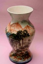 Blue pottery Flower vase - Duplicate IMG # 2