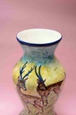 Blue pottery Flower vase IMG # 1