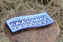 Blue pottery kebab dish IMG # 1