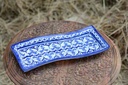 Blue pottery kebab dish - Duplicate IMG # 1