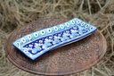 Blue pottery kebab dish - Duplicate IMG # 1
