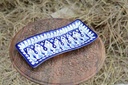 Blue pottery kebab dish - Duplicate IMG # 1