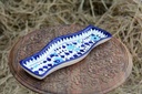 Blue pottery kebab Dish - Duplicate - Duplicate IMG # 1