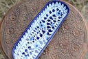 Blue pottery kebab Dish IMG # 1