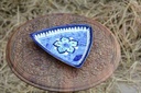Blue pottery Triangular dish IMG # 1