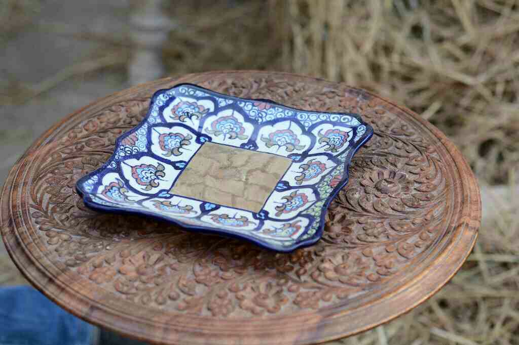 Blue pottery Small Dish - Duplicate IMG # 1