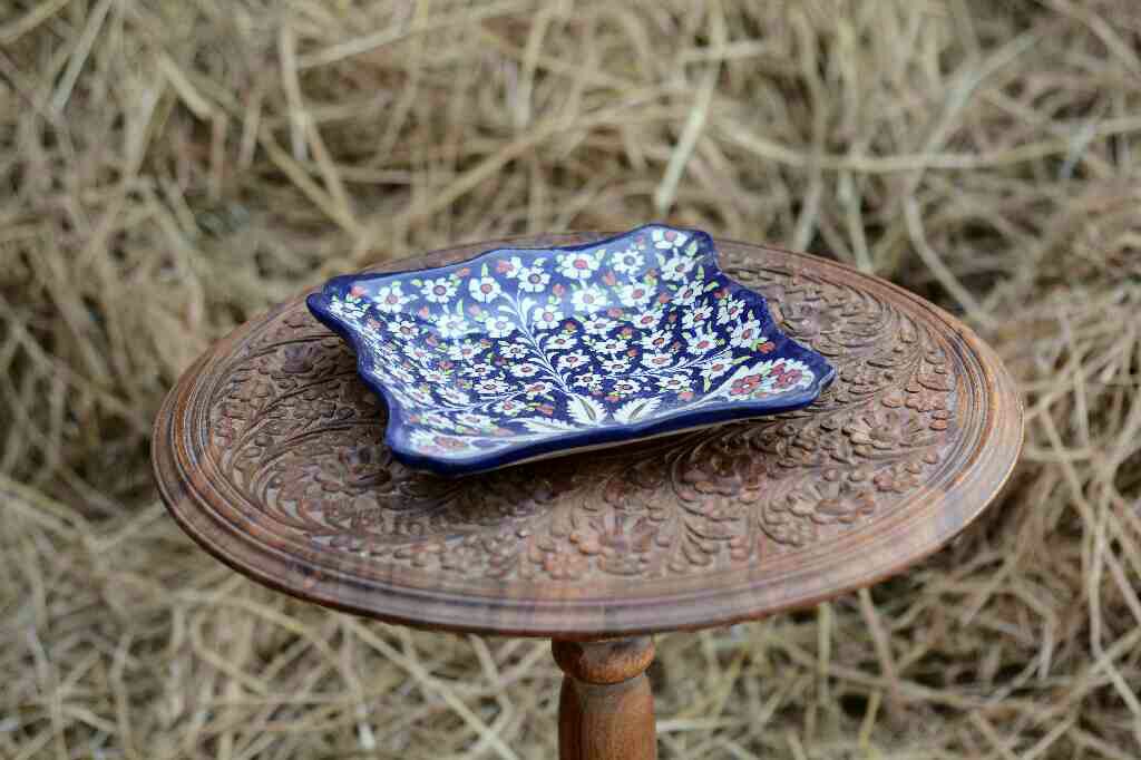 Blue pottery Small Dish - Duplicate IMG # 1