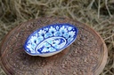 Blue Pottery Oval shape raita bowl IMG # 1