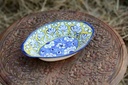 Blue Pottery Oval shape raita bowl - Duplicate IMG # 1