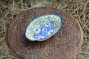 Blue Pottery Oval shape raita bowl IMG # 1