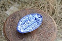 Blue Pottery Oval shape raita bowl - Duplicate IMG # 1