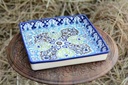 Blue Pottery Square shape Serving tray - Duplicate IMG # 1