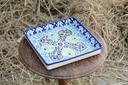 Blue Pottery Square shape Serving tray - Duplicate IMG # 1