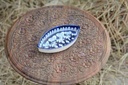 Blue Pottery Oval shape serving dish - Duplicate IMG # 1