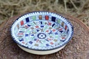 Blue Pottery Round dish - Duplicate IMG # 1