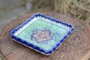 Blue Pottery Round dish - Duplicate IMG # 1