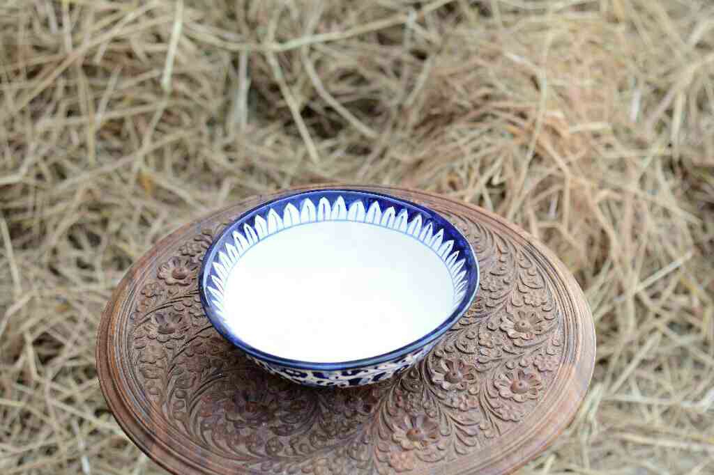 Blue Pottery Deep soup bowl IMG # 1