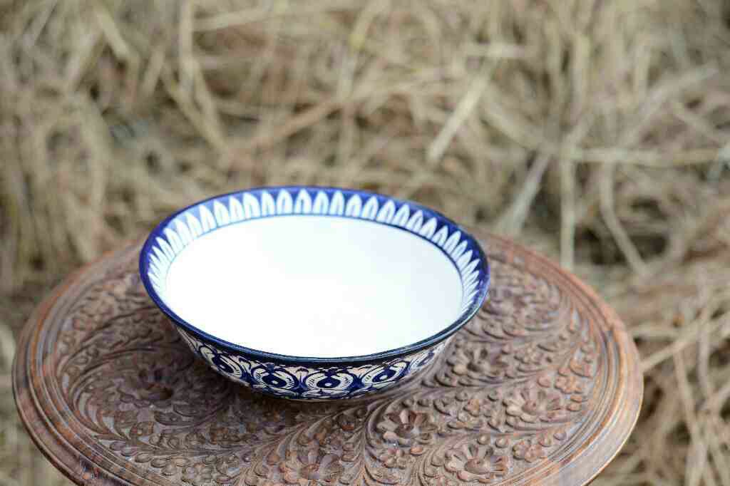 Blue Pottery Deep soup bowl - Duplicate IMG # 1
