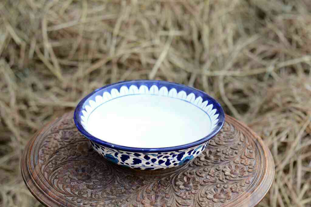 Blue Pottery Deep soup bowl IMG # 2