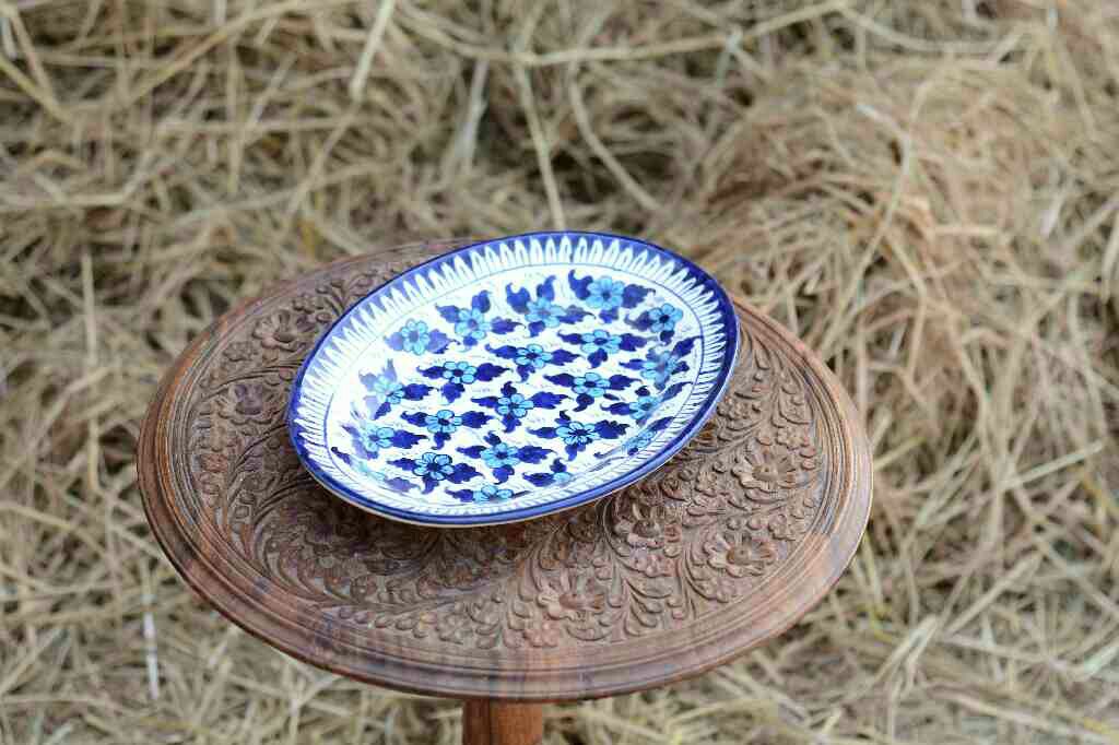 Blue Pottery Deep soup bowl - Duplicate IMG # 1