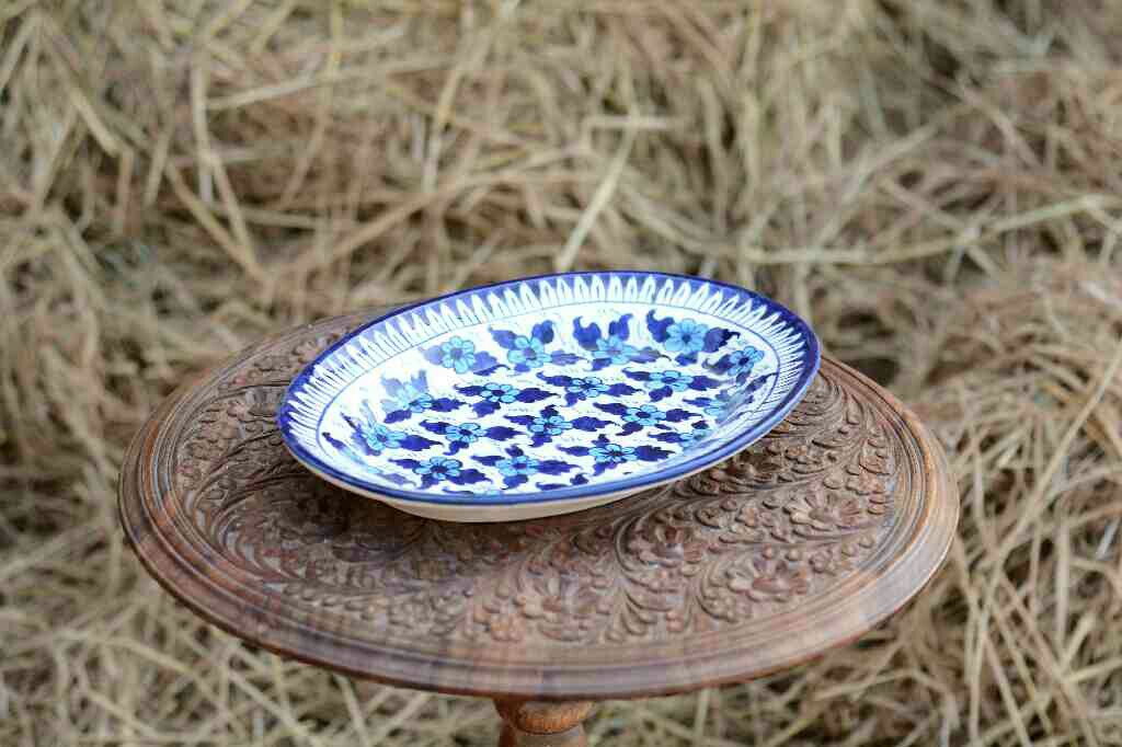 Blue Pottery Deep soup bowl - Duplicate IMG # 1