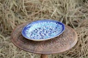Blue Pottery Oval shape rice tray - Duplicate IMG # 1