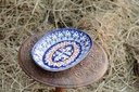 Blue Pottery Oval shape rice tray IMG # 2