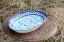 Blue Pottery Oval shape rice tray - Duplicate IMG # 1
