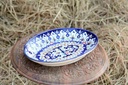Blue Pottery Oval shape rice tray - Duplicate IMG # 2