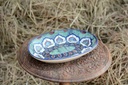 Blue Pottery Oval shape rice tray - Duplicate IMG # 1