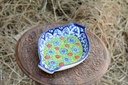 Blue Pottery Oval shape rice tray IMG # 1