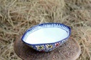 Blue pottery deep bowl - Duplicate IMG # 1