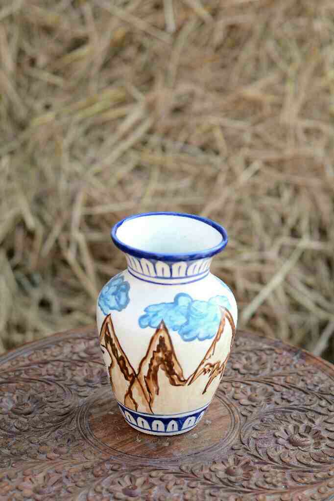 Blue pottery Fruit bowl - Duplicate IMG # 1