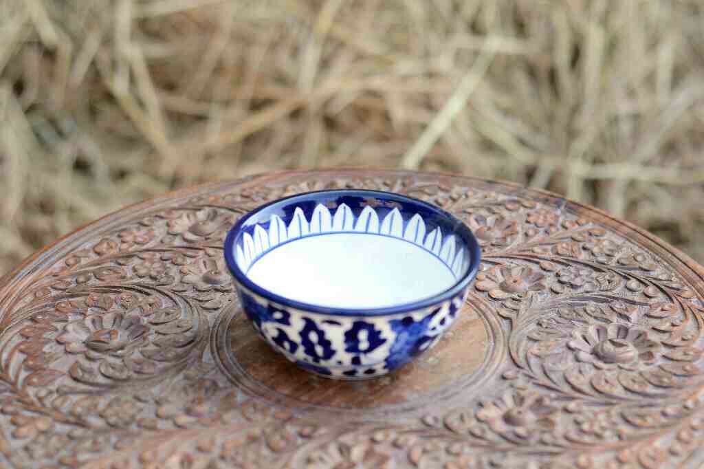 Blue Pottery Deep Bowl - Duplicate IMG # 1