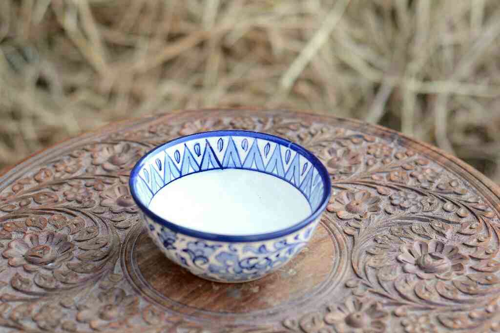 Blue Pottery Deep Bowl - Duplicate IMG # 1