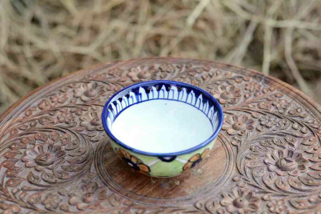 Blue Pottery Deep Bowl - Duplicate IMG # 1