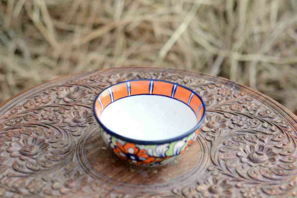 Blue Pottery Deep Bowl - Duplicate IMG # 1