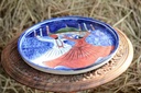 Blue pottery Pizza Tray - Duplicate IMG # 1