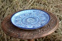 Blue pottery Pizza Tray - Duplicate IMG # 1