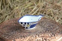 Blue Pottery Fish Design Raita Bowl IMG # 1