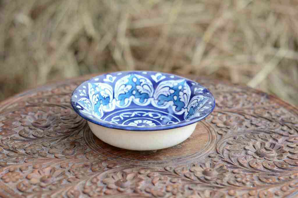 Blue Pottery Bowl - Duplicate IMG # 1