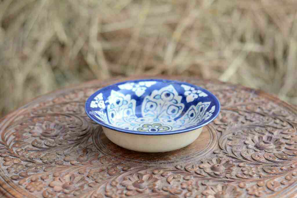 Blue Pottery Bowl IMG # 1