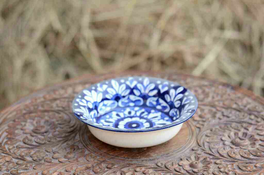 Blue Pottery Bowl - Duplicate IMG # 1